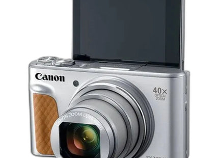 Canon PowerShot SX740 HS, silver, front view