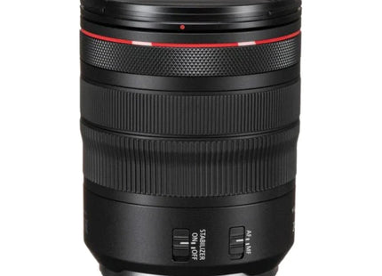Canon RF 24-105mm f/4 L IS USM – Standard Zoom Lens — front view