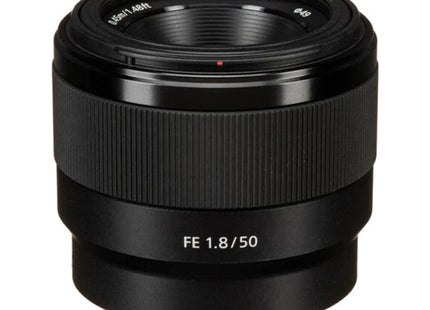 Sony FE 50mm f/1.8 – Standard Prime Lens — front view