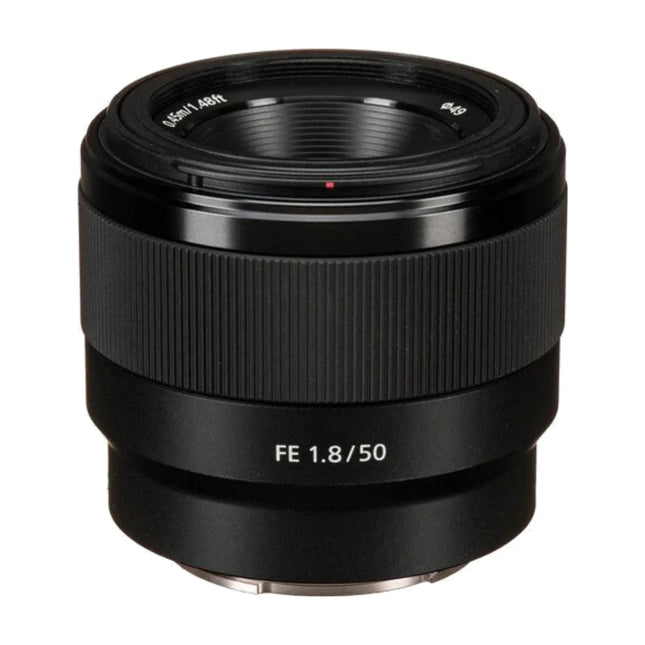 Sony FE 50mm f/1.8 – Standard Prime Lens — front view