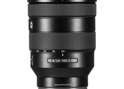 Sony FE 24-105mm f/4 G OSS – Standard Zoom Lens — side view