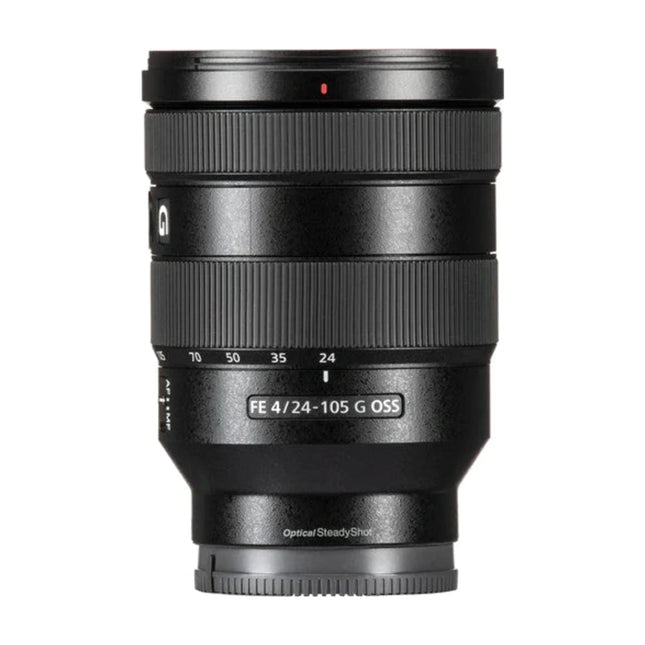 Sony FE 24-105mm f/4 G OSS – Standard Zoom Lens — side view