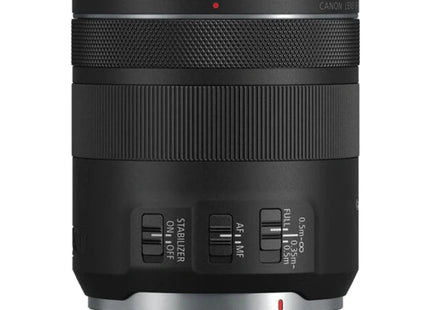Canon RF 85mm f/2 Macro IS STM – Portrait Lens — top view