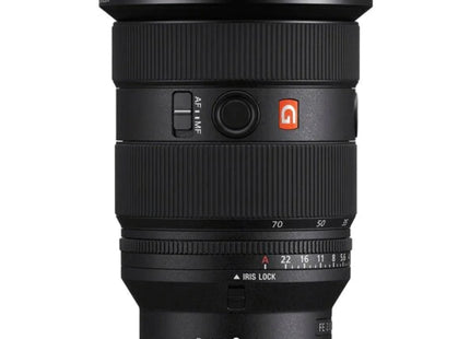 Sony FE 24-70mm f/2.8 GM II – Standard Zoom Lens — top view