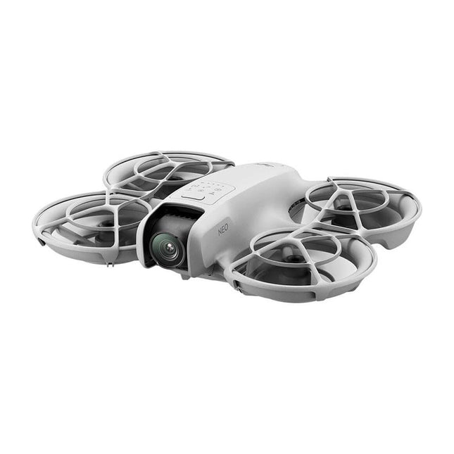 DJI Neo Motion Fly More Combo drone, front angled view