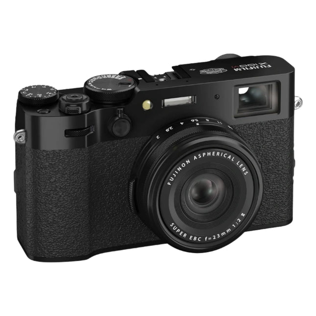 Fujifilm X100VI Digital Camera in Black — angled view