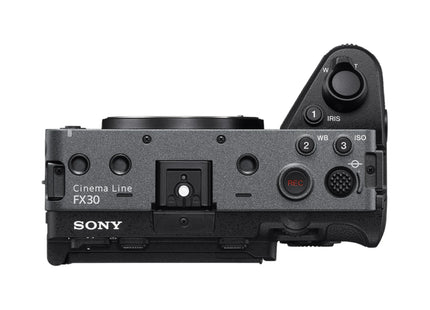 Sony FX30 – Cinema Line Camera (Body Only) — top view