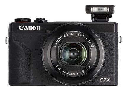 Canon PowerShot G7 X Mark III black front view