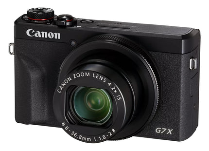 Canon PowerShot G7 X Mark III black with zoom lens extended
