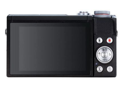 Canon PowerShot G7 X Mark III silver rear LCD view