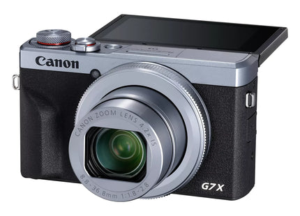 Canon PowerShot G7 X Mark III silver front view