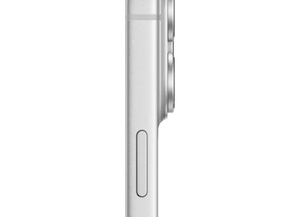 Apple iPhone 17 Pro Max, silver, side profile view