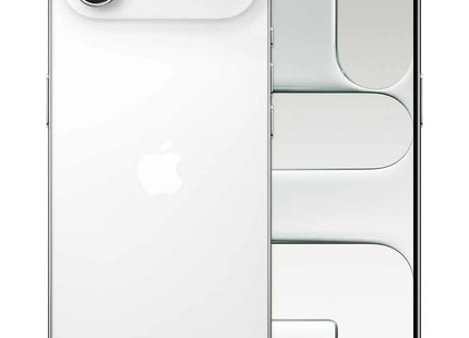 Apple iPhone Air, cloud white, rear and front angled view