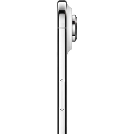 Apple iPhone Air, cloud white, side profile view