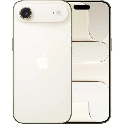 Apple iPhone Air, light gold/cream, rear and front angled view