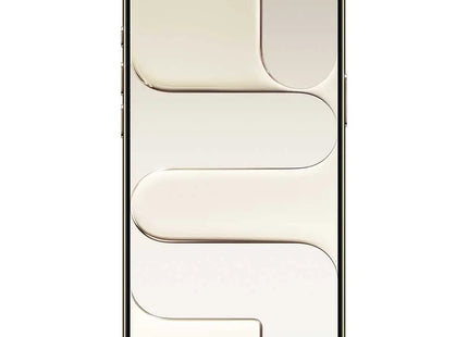 Apple iPhone Air, light gold/cream, rear close-up showing single camera