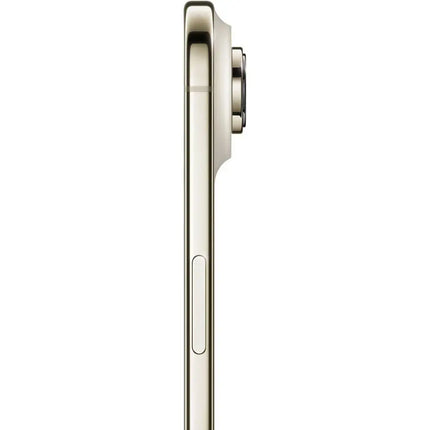Apple iPhone Air, light gold/cream, side profile view