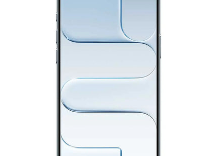 Apple iPhone Air, sky blue, rear close-up showing single camera and abstract design