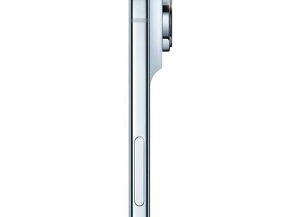 Apple iPhone Air, sky blue, side profile view