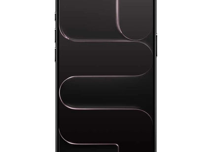 Apple iPhone Air, space black, rear close-up showing single camera and abstract design