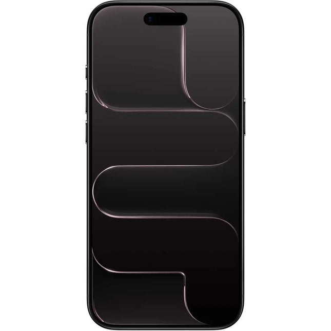 Apple iPhone Air, space black, rear close-up showing single camera and abstract design