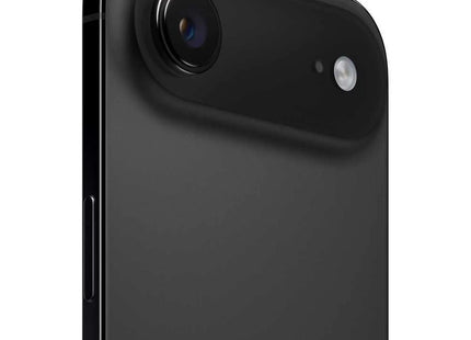 Apple iPhone Air, space black, rear view showing single camera