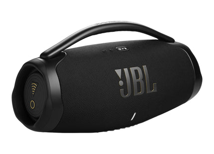 JBL Boombox 3 portable speaker, front angled view