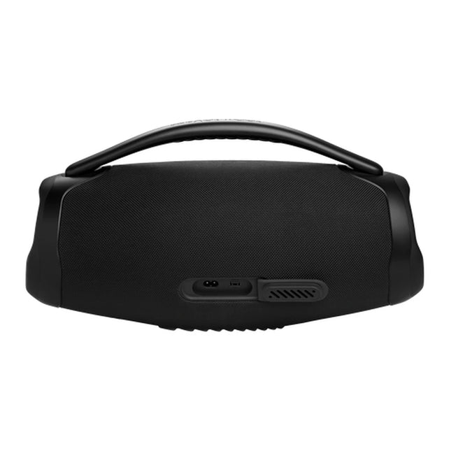JBL Boombox 3 portable speaker, rear angled view