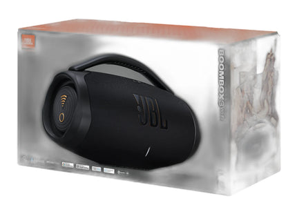 JBL Boombox 3 portable speaker, retail packaging