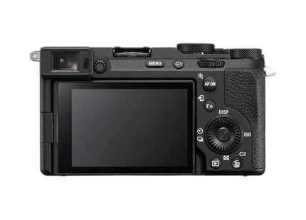 Sony Alpha 7C II with FE 28-60mm Lens in Black — rear view