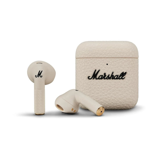 Marshall Minor IV True Wireless Earbuds in Beige