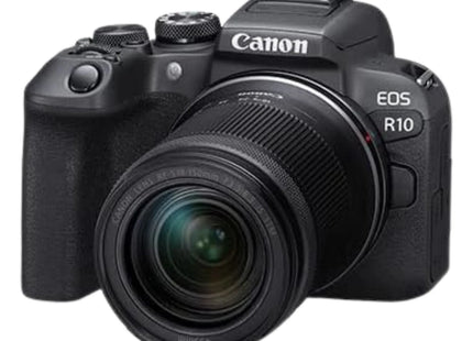 Canon EOS R10 with RF-S lens kit front view