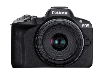 Canon EOS R50 – Mirrorless Camera with 18-45mm Lens — front view