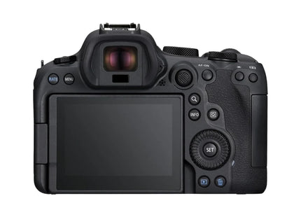 Canon EOS R6 Mark II mirrorless camera body rear LCD view