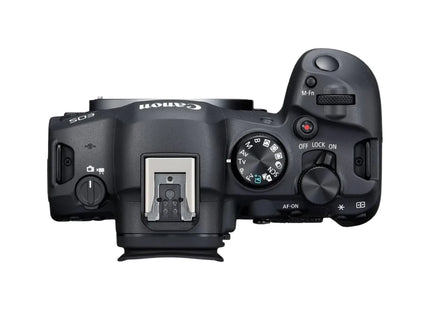 Canon EOS R6 Mark II mirrorless camera body top view