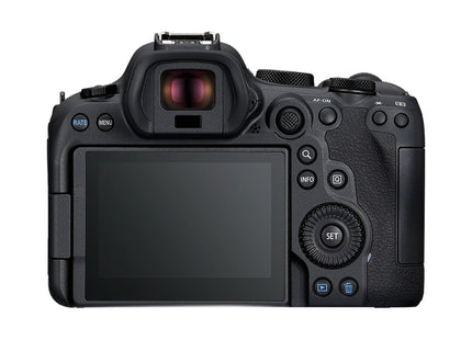 Canon EOS R6 Mark II with RF 24-105mm F4-7.1 IS STM Lens — rear view