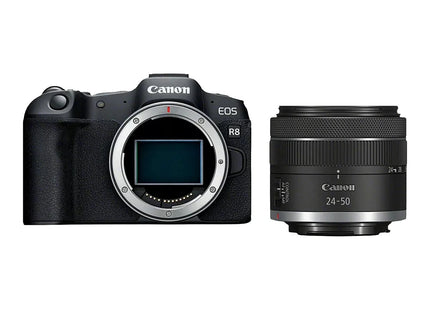 Canon EOS R8 with RF 24-50mm F4.5-6.3 IS STM Lens — with lens kit