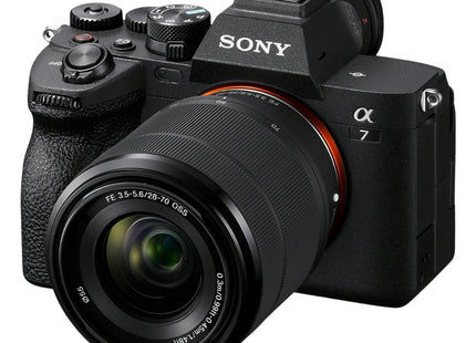 Sony Alpha a7 IV mirrorless camera, front view