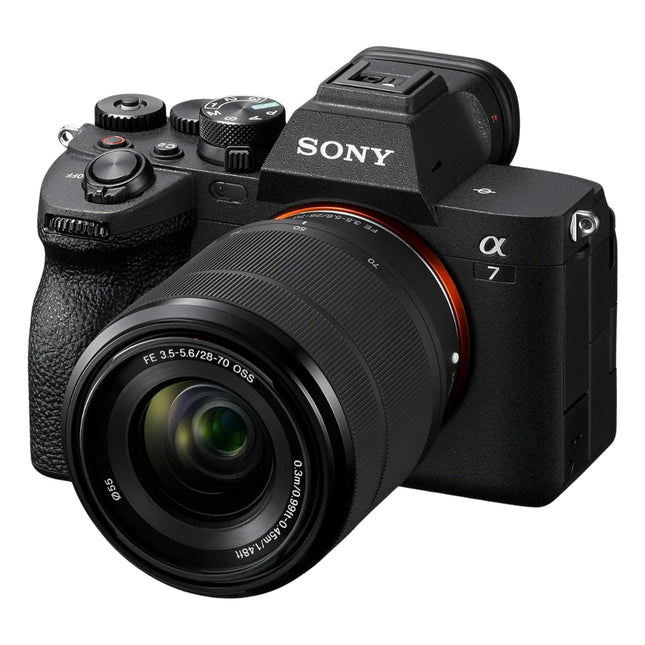 Sony Alpha a7 IV mirrorless camera, front view