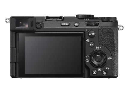 Sony Alpha a7CR – Compact Full-Frame Mirrorless Camera (Body Only) in Black — rear view
