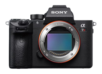 Sony Alpha 7R III camera, front view