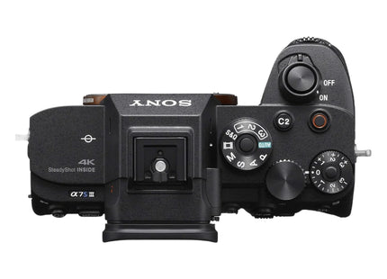 Sony Alpha a7S III – Full-Frame Mirrorless Camera (Body Only) — top view