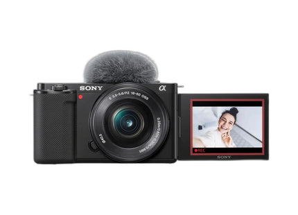 Sony ZV-E10 – APS-C Vlog Camera with 16-50mm Lens in Black