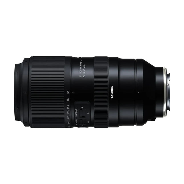 Tamron 50-400mm f/4.5-6.3 Di III VC VXD – Telephoto Zoom Lens for Sony E