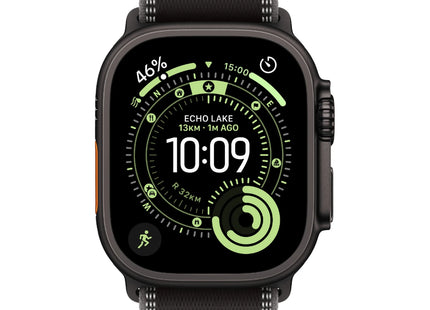 Apple Watch Ultra 3, 49mm Black Titanium, Trail Loop