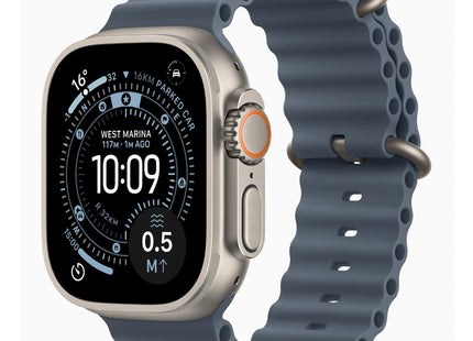 Apple Watch Ultra 3, 49mm Natural Titanium, Ocean Band