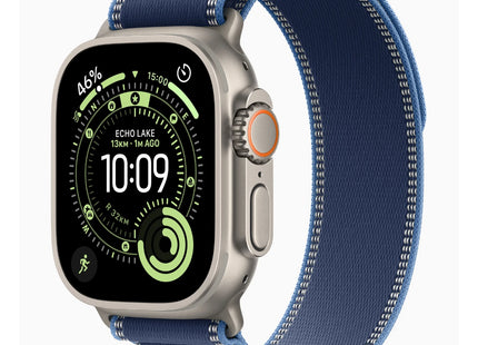 Apple Watch Ultra 3, 49mm Natural Titanium, Trail Loop